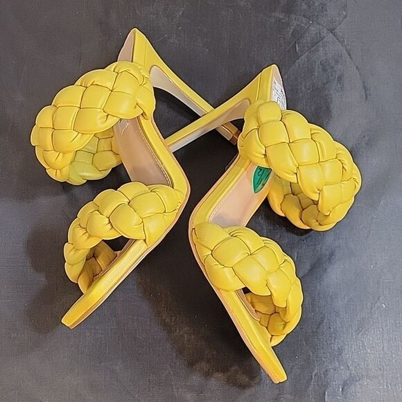 BRAND NEW STEVE MADDEN WOMEN"S CHUNKY BRAIDED STRAP DETAILS KENLEY HEELED SANDAL - Picture 10 of 15